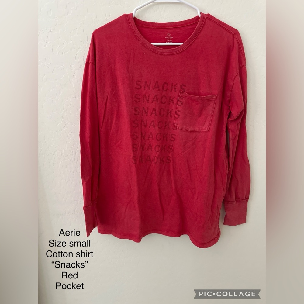 Aerie long sleeve athletic tee size small